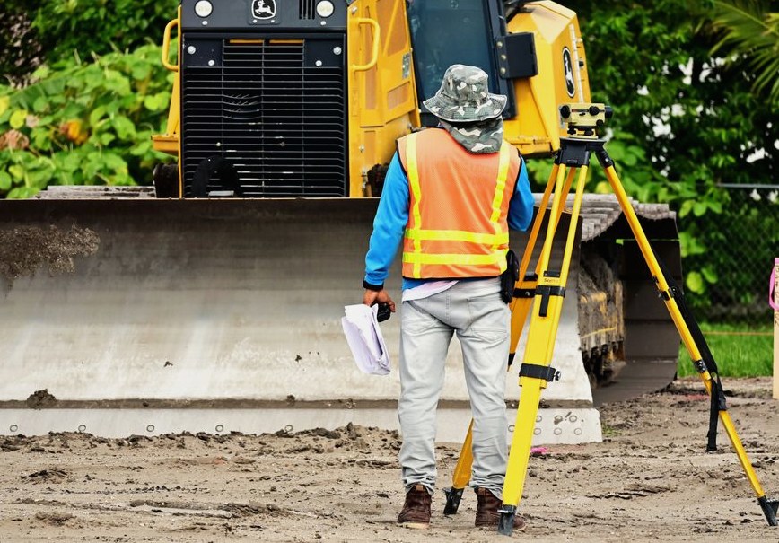 Construction Staking in Huntington Beach